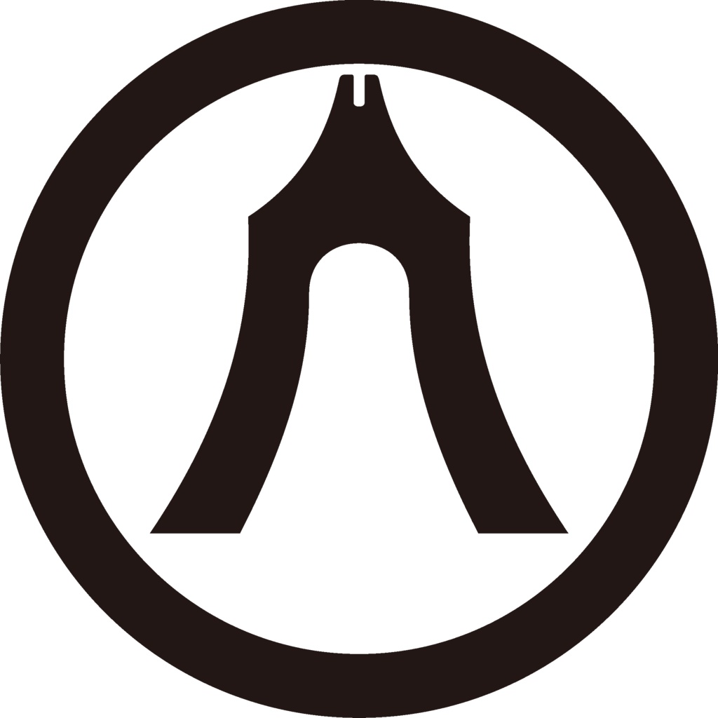 ダウンロード販売素材・家紋素材【廉価版】・琴柱(ことじ)と三味駒【6種】(AI, PNG形式)