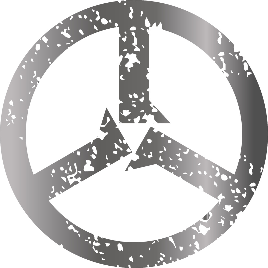 ダウンロード販売素材・メタリック家紋素材【廉価版】・石と五徳【6種】(AI, PNG形式)