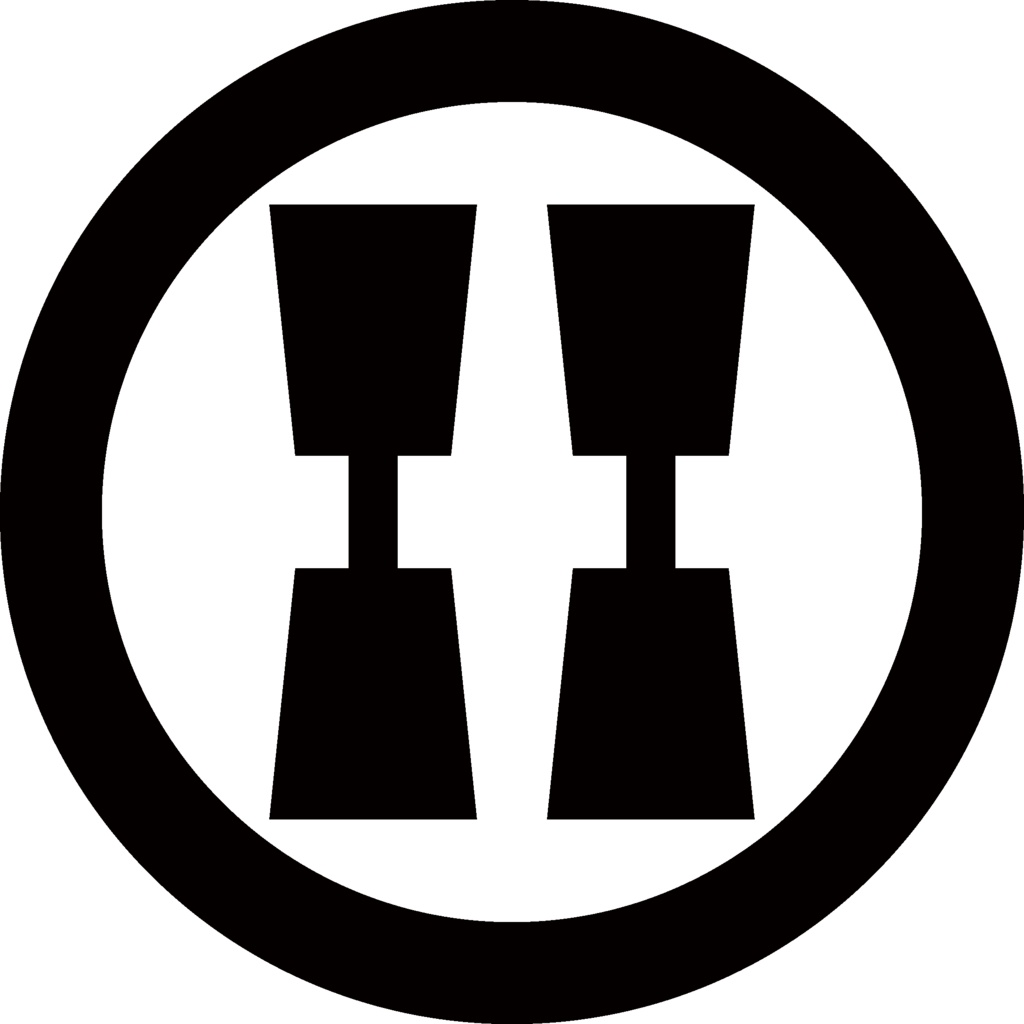 家紋素材【廉価版】・沢潟(おもだか)と杵(きね)【6種】