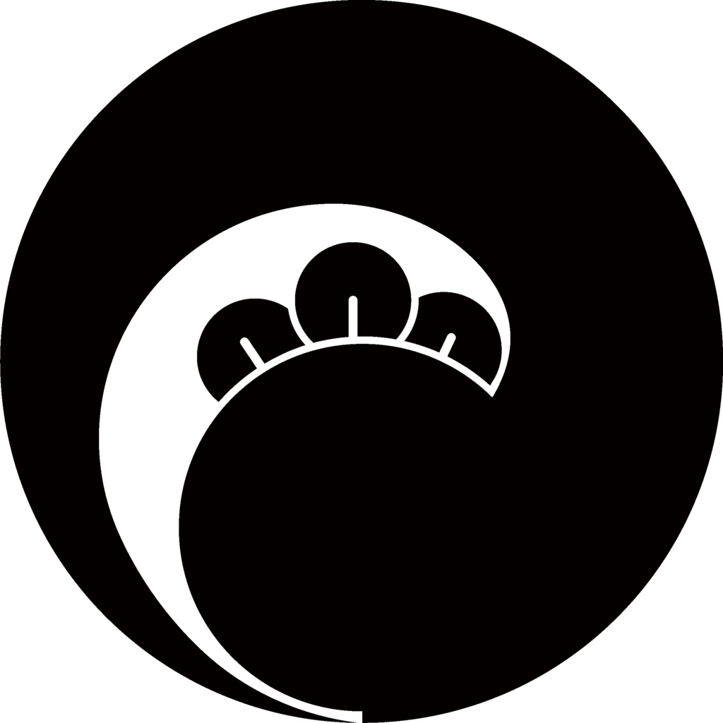 ダウンロード販売素材・家紋素材【廉価版】・丁字【6種】(AI, PNG形式)