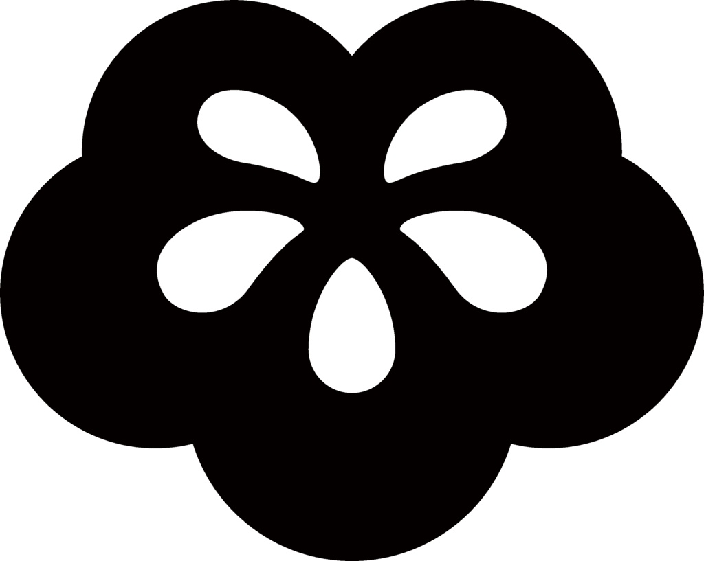 ダウンロード販売素材・家紋素材【廉価版】・蔦(つた)②【7種】(AI, PNG形式)