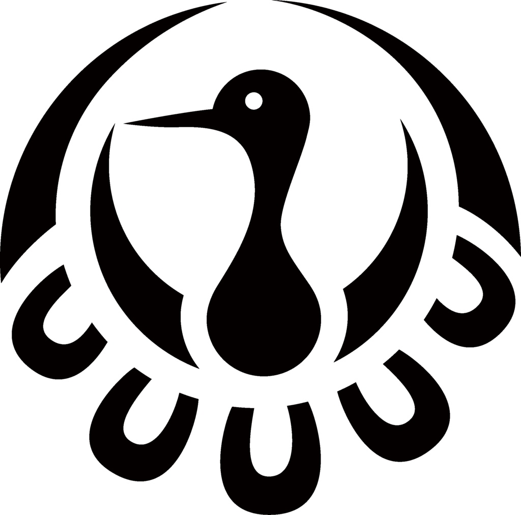 ダウンロード販売素材・家紋素材【廉価版】・鶴①【6種】(AI, PNG形式)