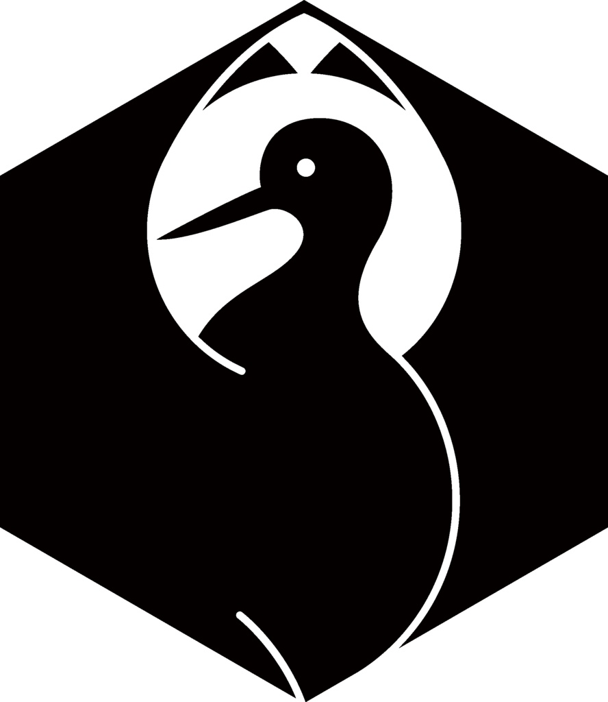 ダウンロード販売素材・家紋素材【廉価版】・鶴③【6種】(AI, PNG形式)