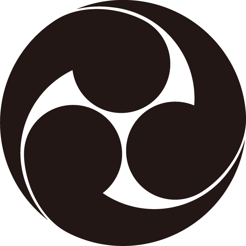 ダウンロード販売素材・家紋素材【廉価版】・巴(ともえ)【6種】(AI, PNG形式)