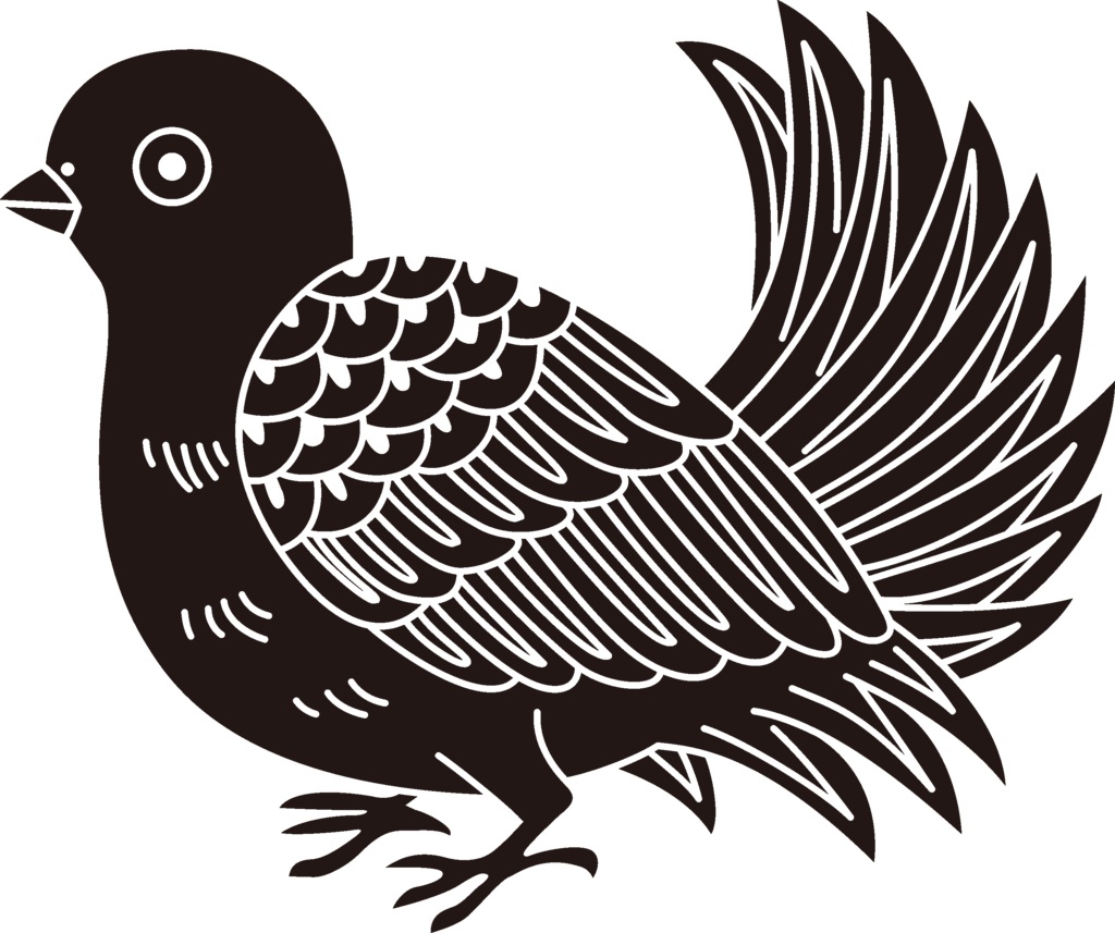 ダウンロード販売素材・メタリック家紋素材【廉価版】・馬と鳩【6種】(AI, PNG形式)