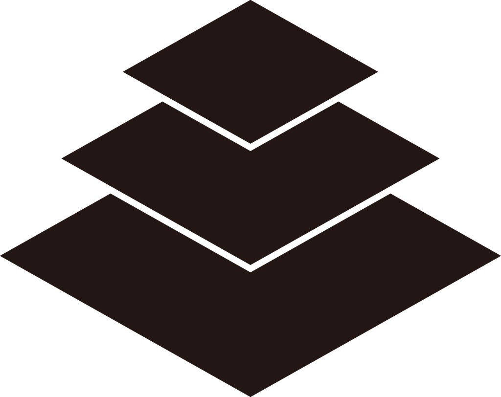 ダウンロード販売素材・家紋素材【廉価版】・菱と薄(すすき)【6種】(AI, PNG形式)