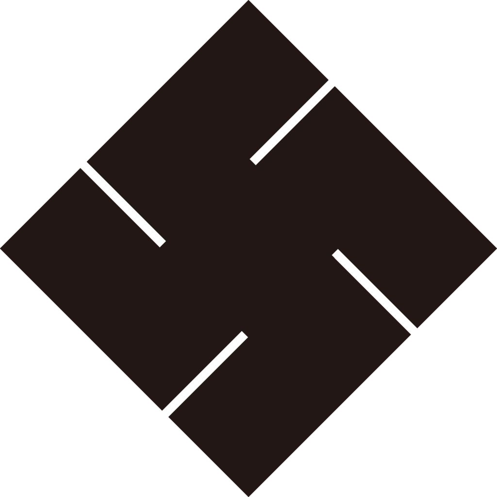 ダウンロード販売素材・家紋素材【廉価版】・万字【6種】(AI, PNG形式)
