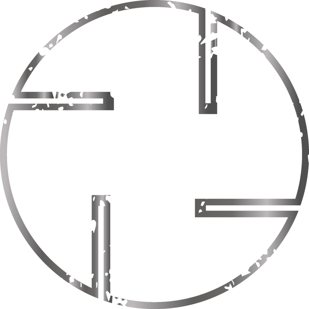 ダウンロード販売素材・メタリック家紋素材【廉価版】・万字【6種】(AI, PNG形式)