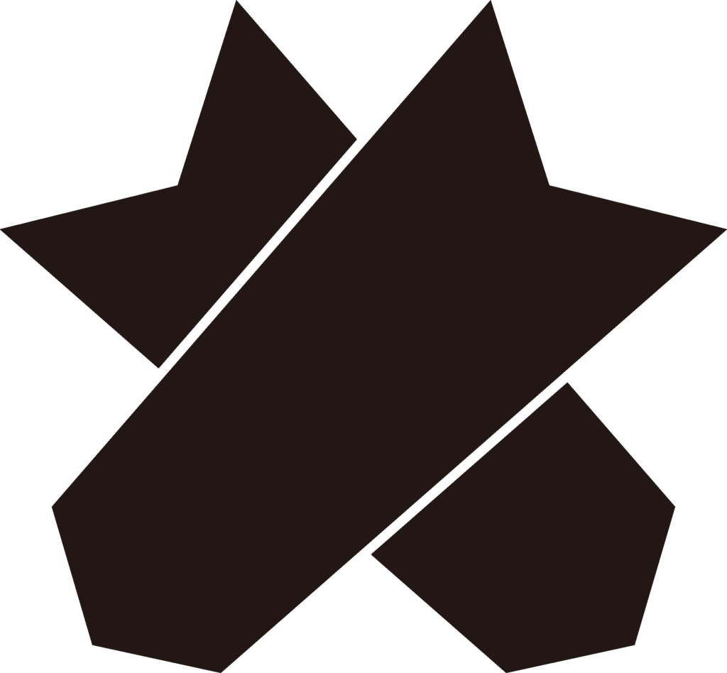ダウンロード販売素材・家紋素材【廉価版】・矢筈【6種】(AI, PNG形式)