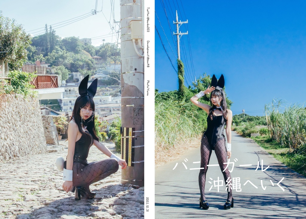 沖縄とバニーガール