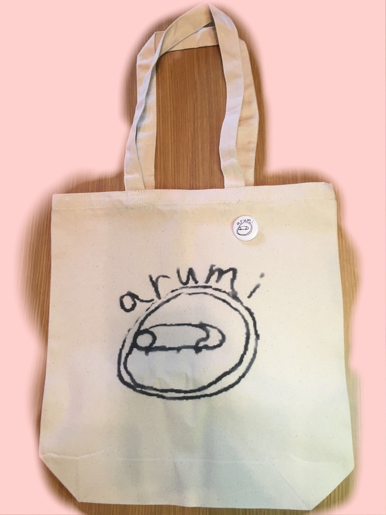 【数量限定】arumiトート&arumi缶バッジSET