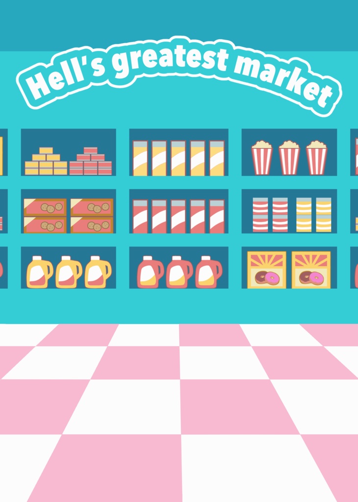 【アクリルスタンド】ショッピングカート(ルシファー&チャーリー)