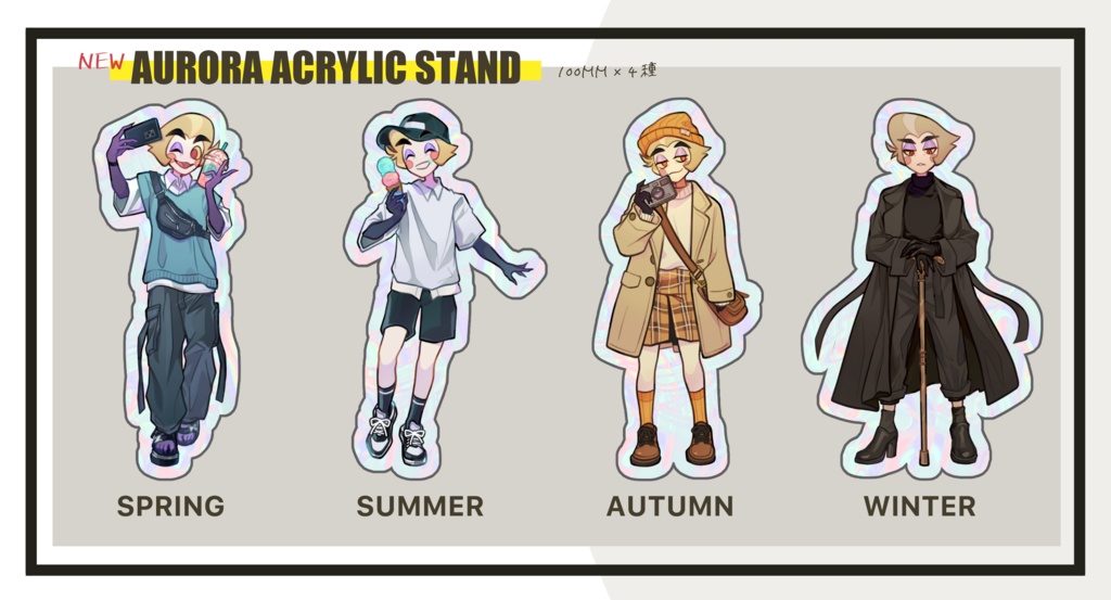 【オーロラアクリルスタンド】SEASONS-SUMMER-(ルシファー)