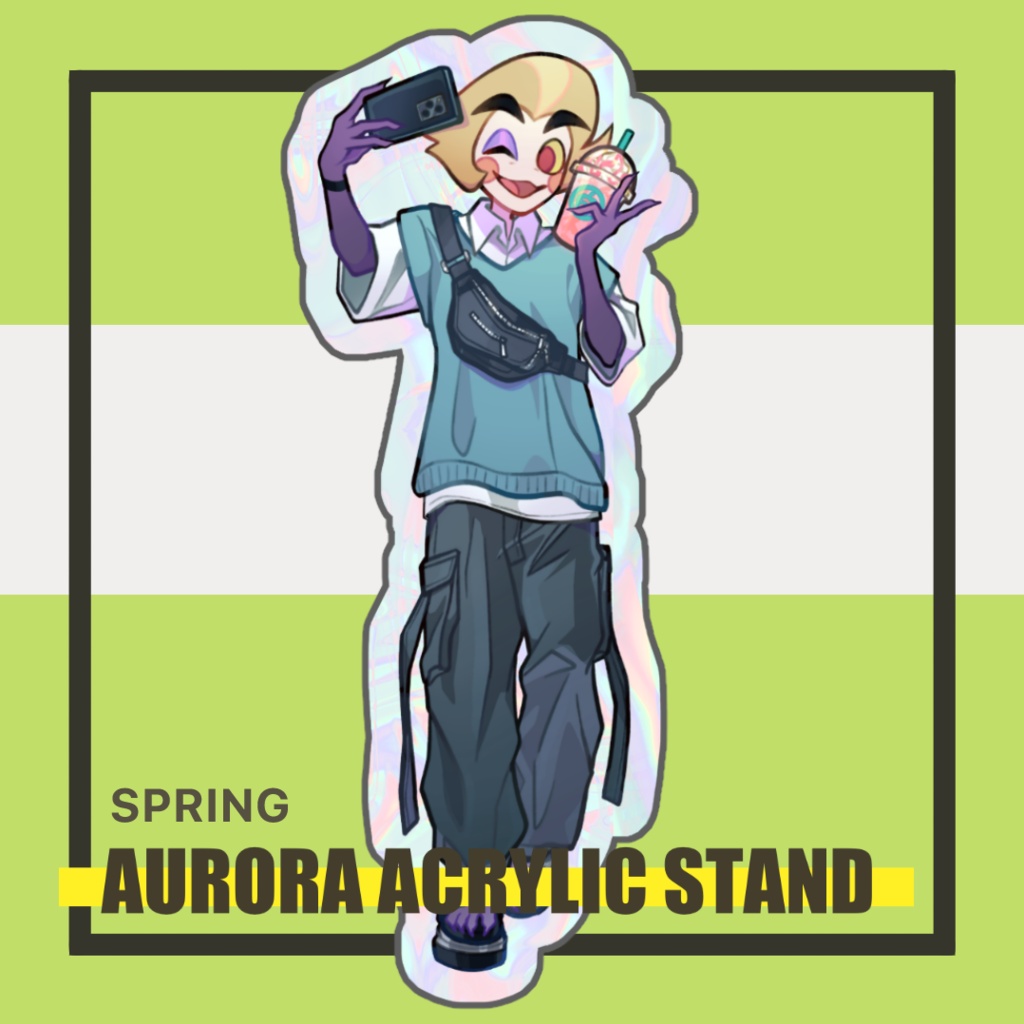 【オーロラアクリルスタンド】SEASONS-SPRING-(ルシファー)