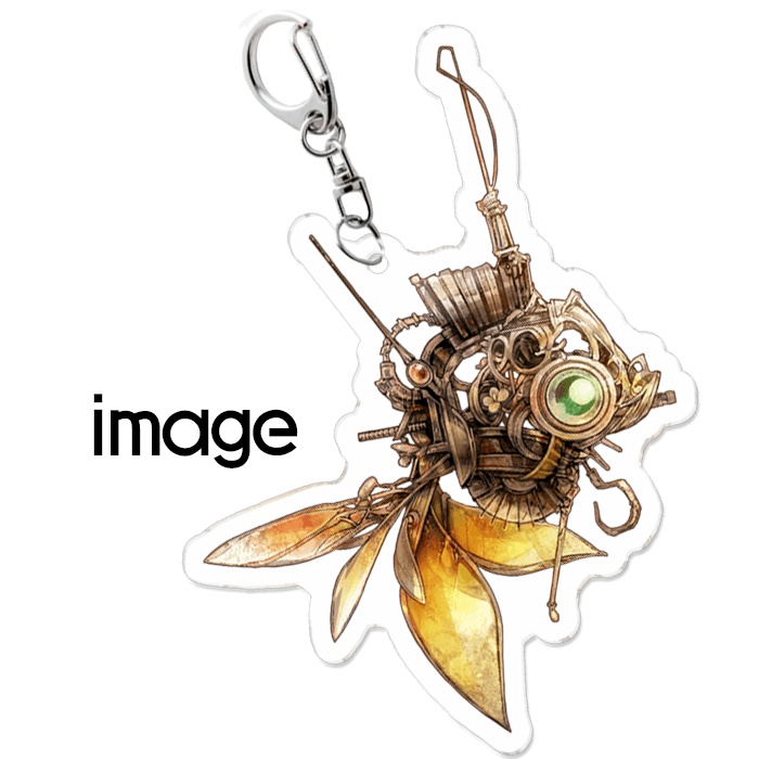 魚／アクリルキーホルダー