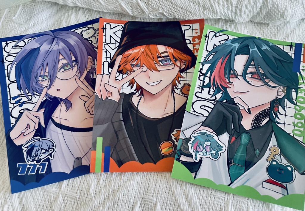 にじそうさく11／3SKMトレカ3枚セット