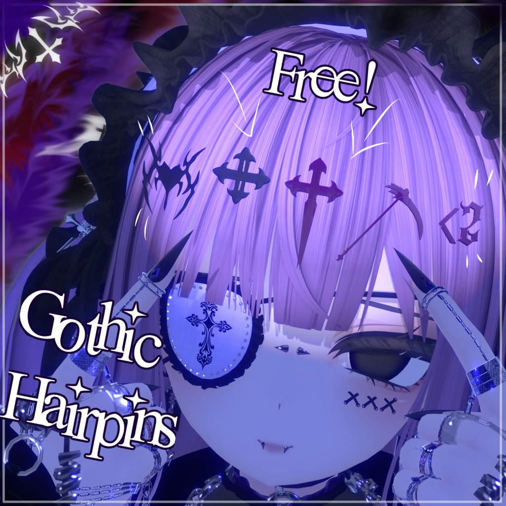 Cute Gothic Hairpins