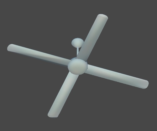 【VRC向け】シーリングファン 