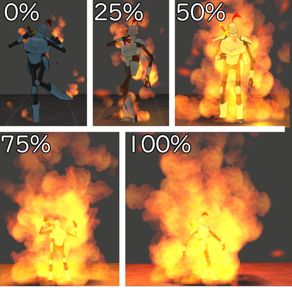 【火事】人体発火ギミック