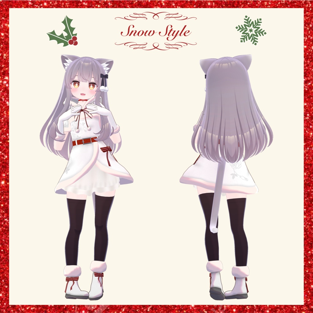 こまどアバター用クリスマスサンタコス衣装