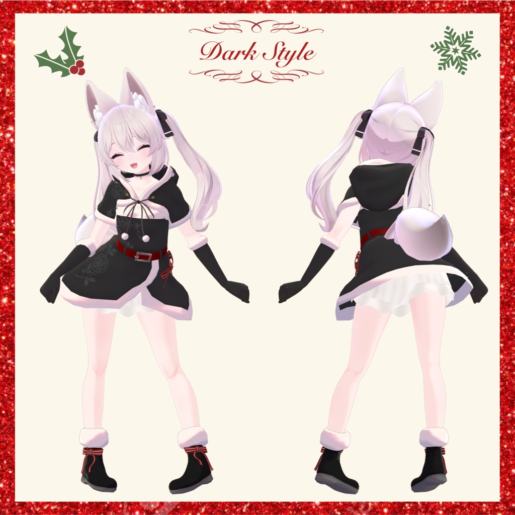 こまどアバター用クリスマスサンタコス衣装