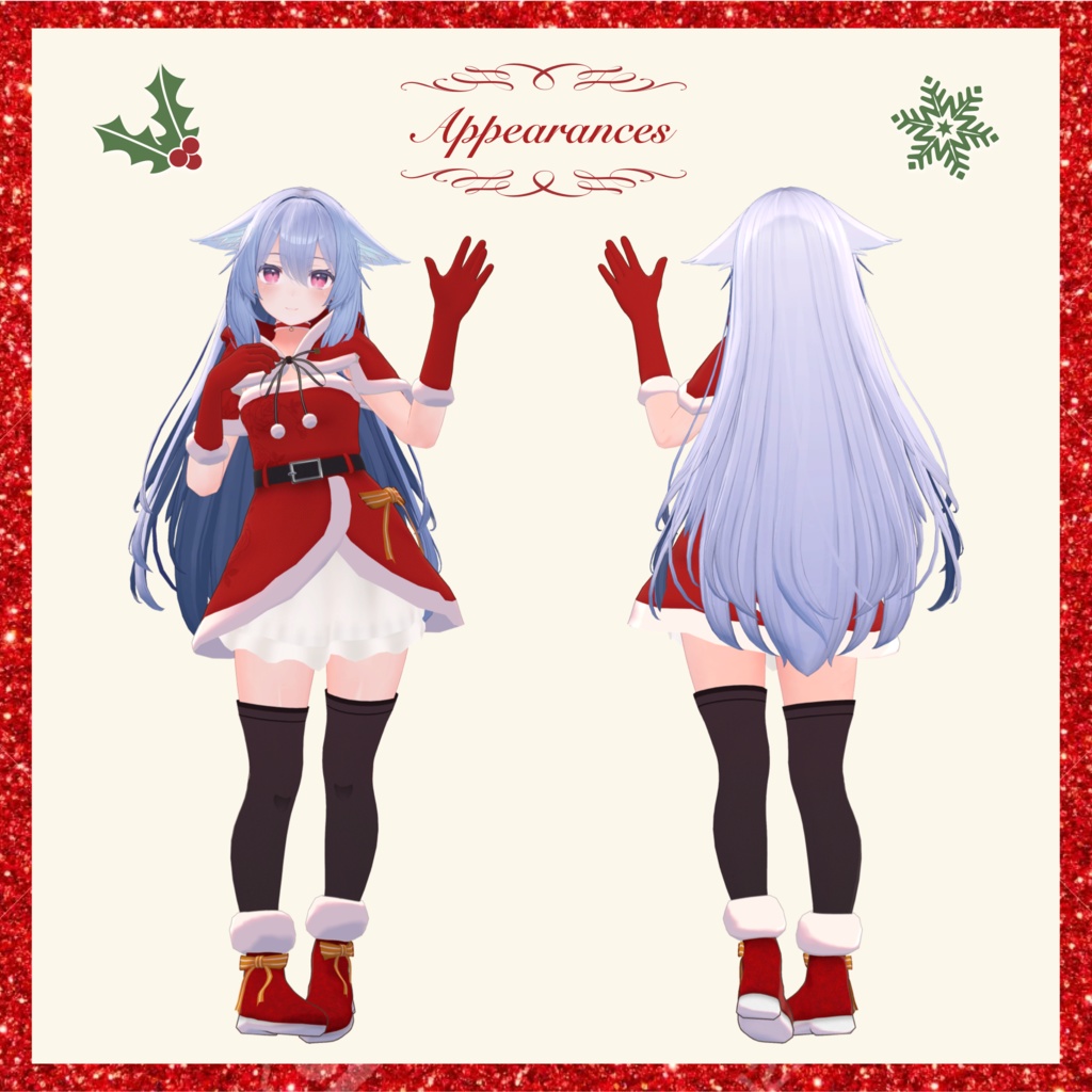 桔梗ちゃん用クリスマスサンタコス衣装