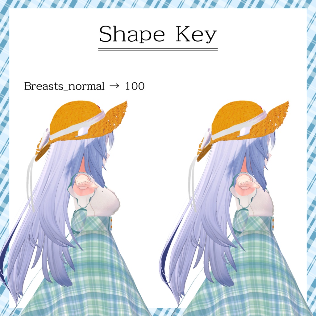 桔梗ちゃん用サマーフリルドレス【スキニング済み&PB対応】