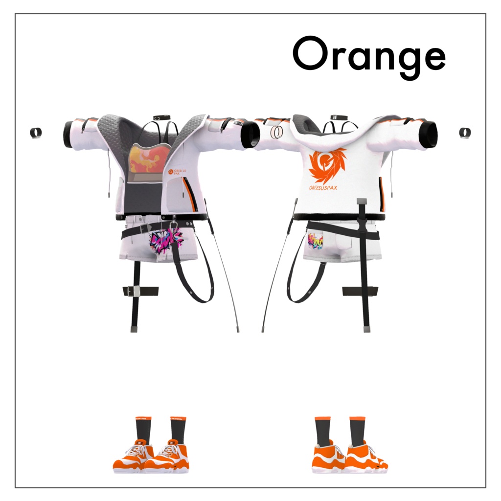 【11アバター対応】パーカー&ショートパンツコーデ