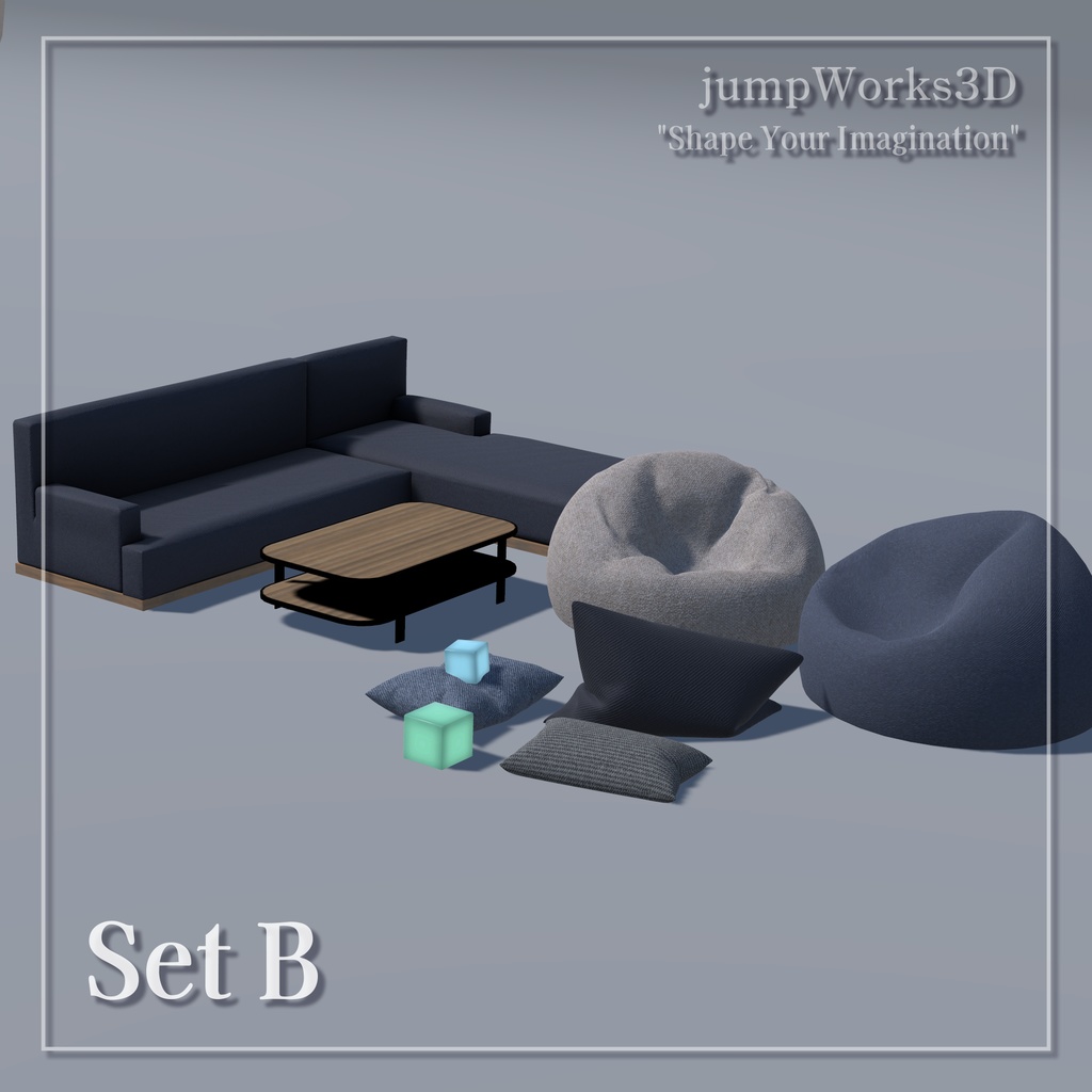 モダンなインテリア/家具 セット 【Modern Interior Furniture】