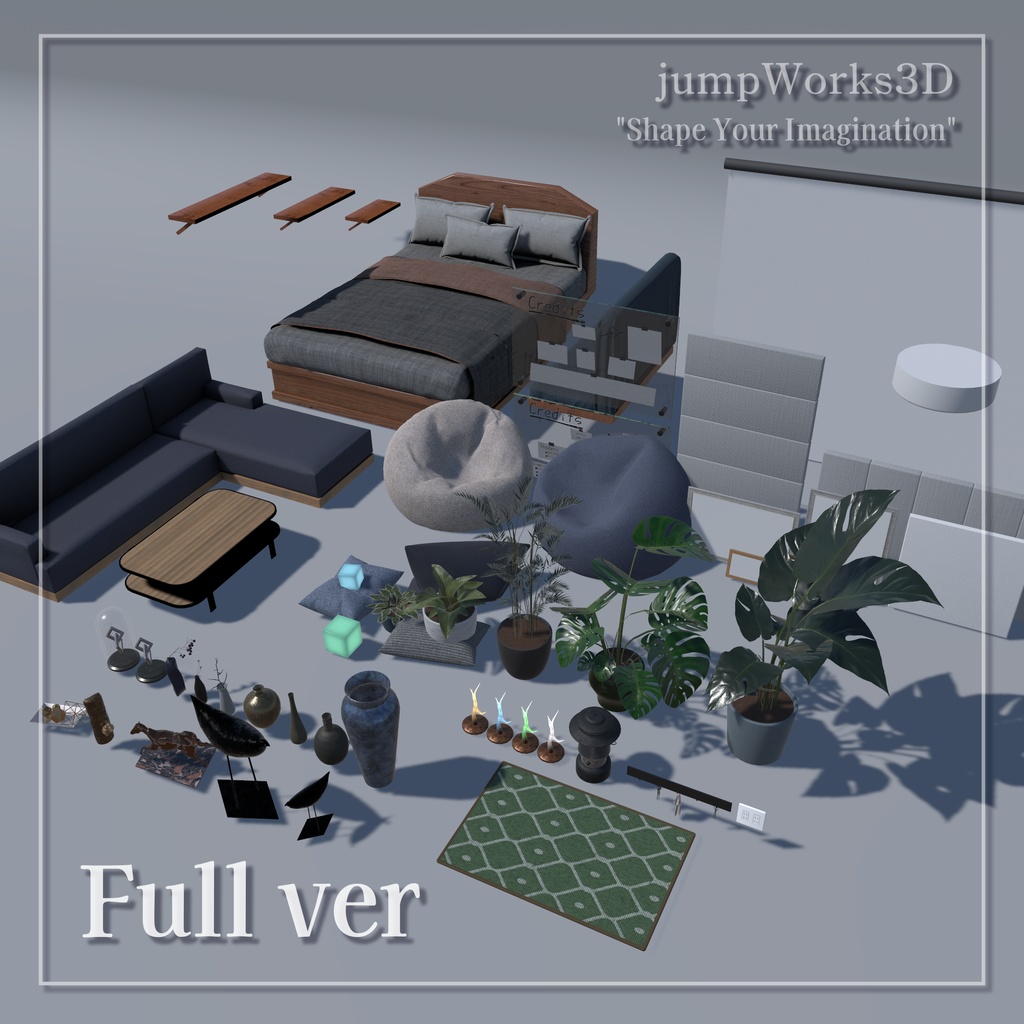 モダンなインテリア/家具 セット 【Modern Interior Furniture】