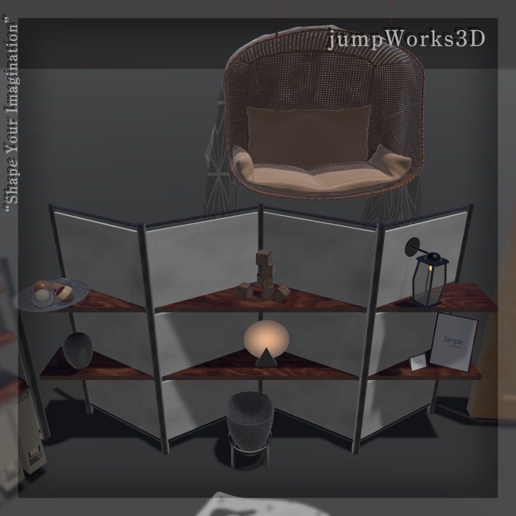 【3Dモデル】「青時雨 -Aoshigure-」ワールドアセット