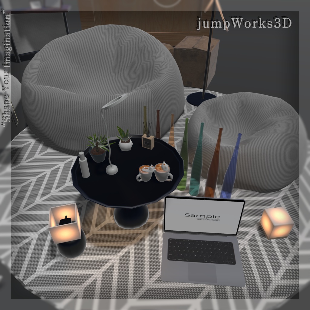 【3Dモデル】「青時雨 -Aoshigure-」ワールドアセット