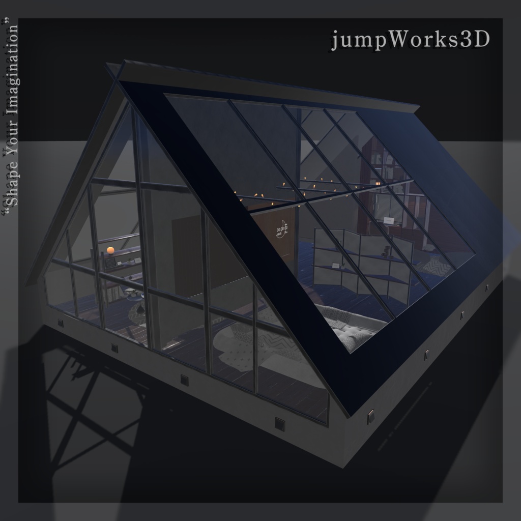 【3Dモデル】「青時雨 -Aoshigure-」ワールドアセット