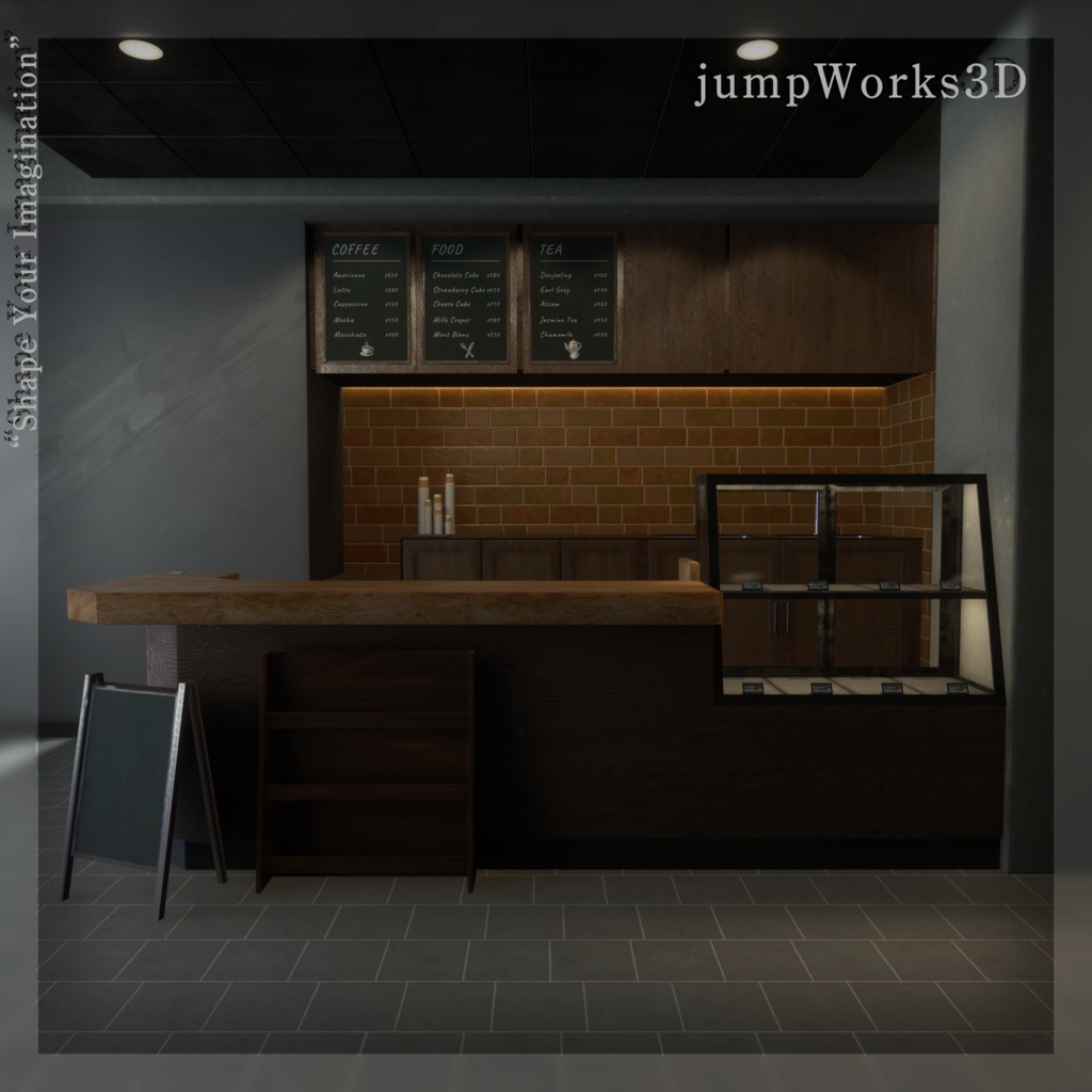 【3Dモデル】CAFE_416631 ワールドアセット