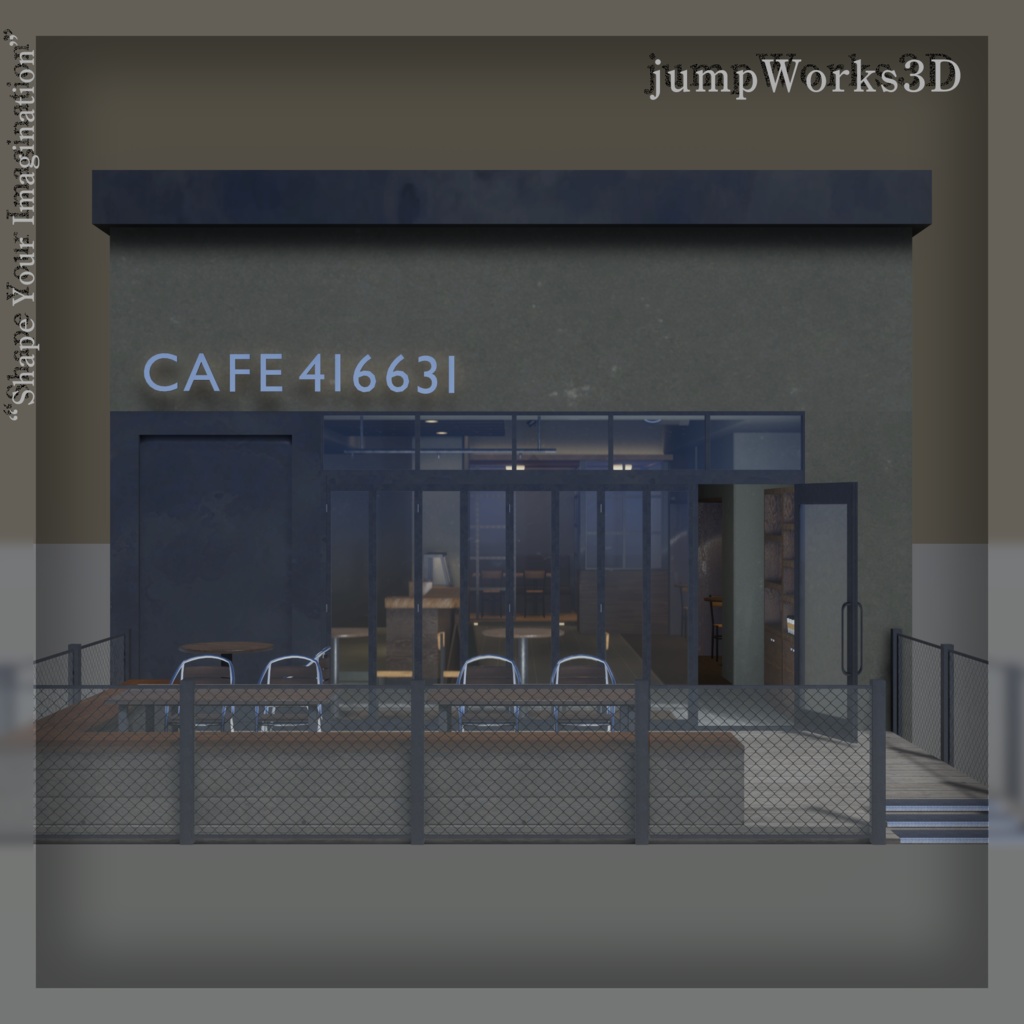 【3Dモデル】CAFE_416631 ワールドアセット