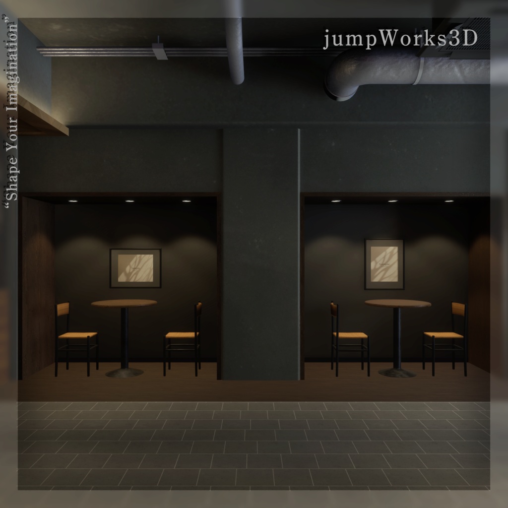 【3Dモデル】CAFE_416631 ワールドアセット