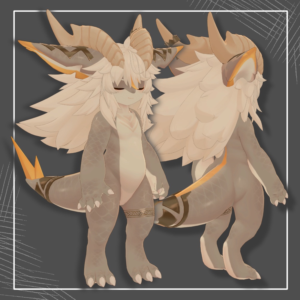 フォシュニア鱗テクスチャ