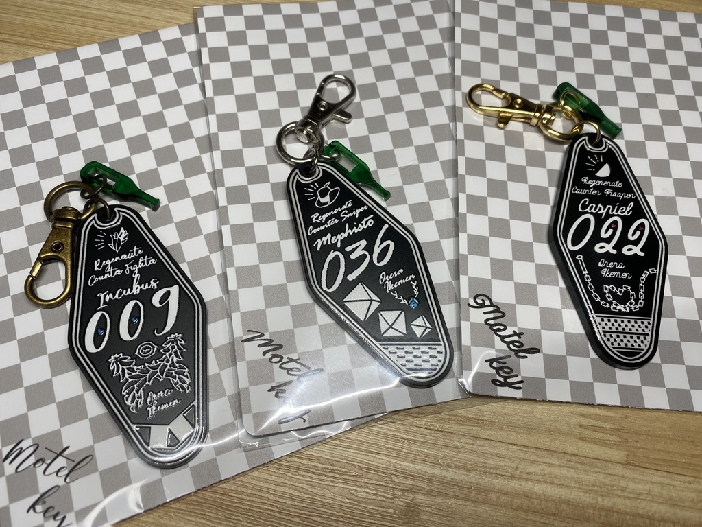 匿名発送 三馬鹿イメージモーテルキー