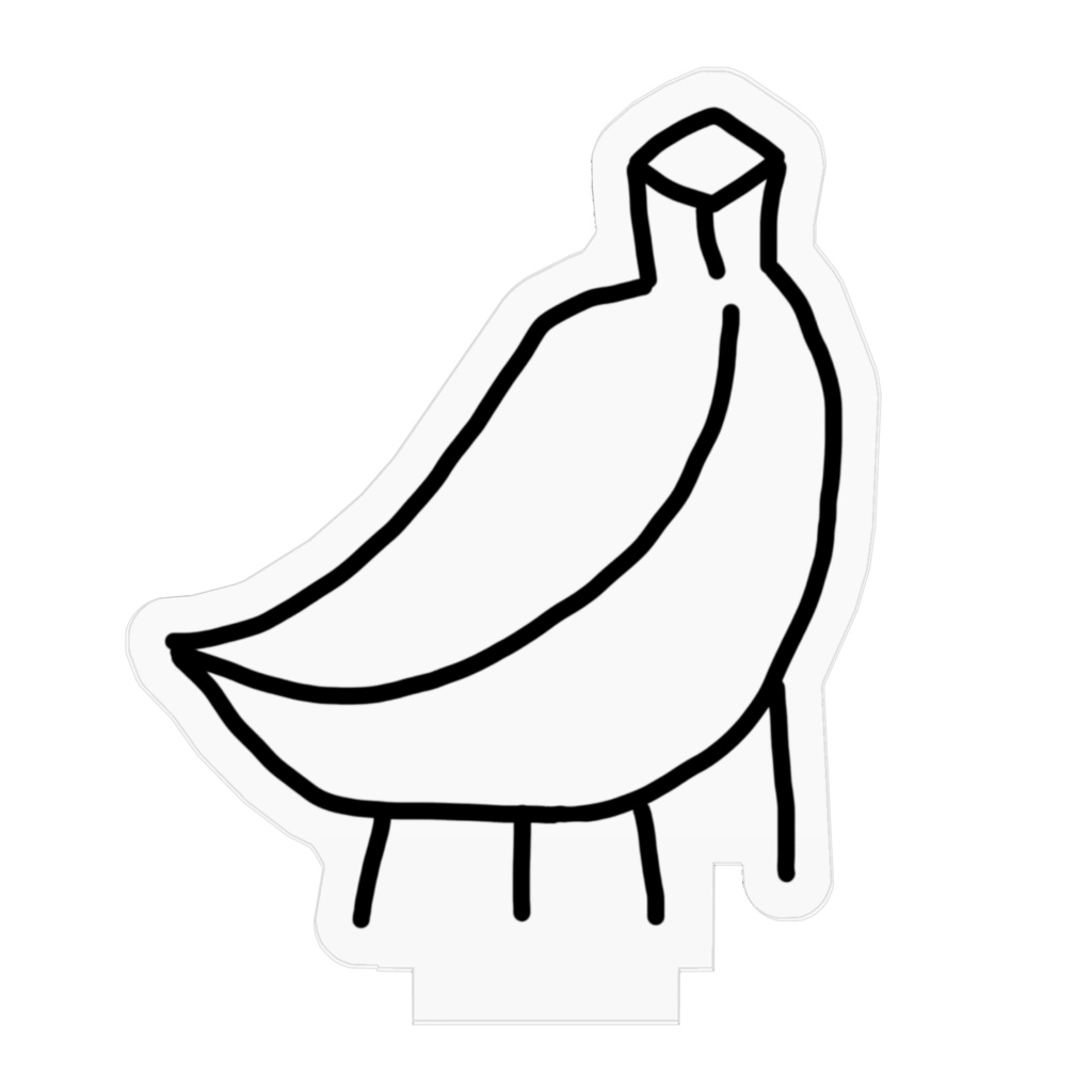 透かしバナナ虫アクスタ