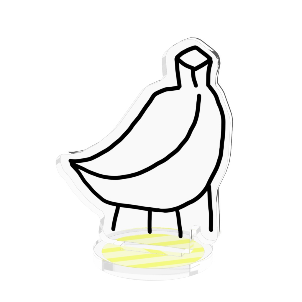 透かしバナナ虫アクスタ