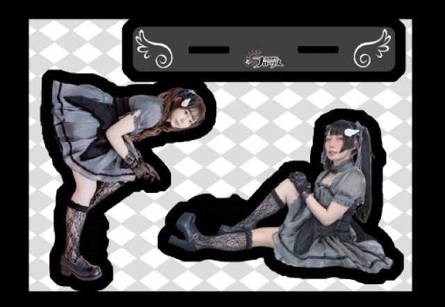 スミレ＆オウカ　エヴォルヴ廻　アクスタプレート