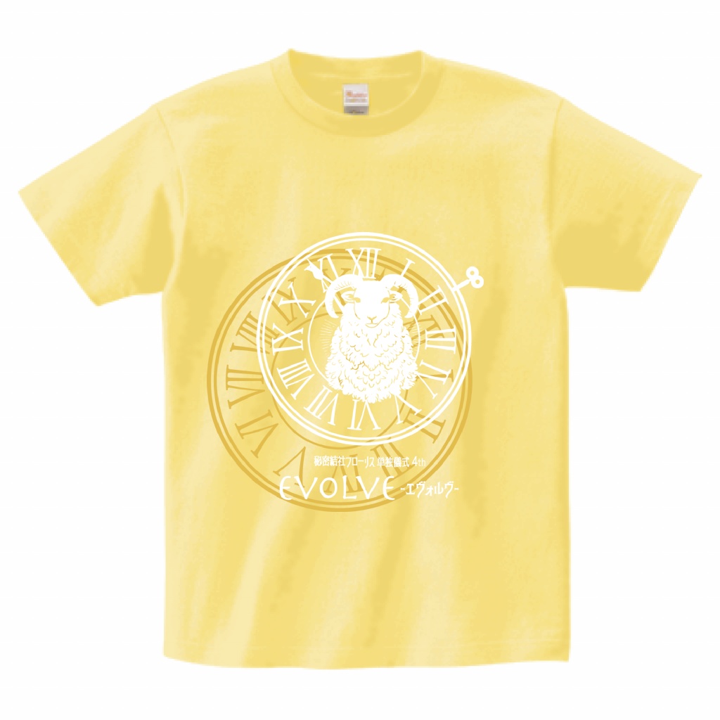 【遠隔受注限定】(サイズ指定必須)サイン入り!単独儀式4thエヴォルヴ「転」カラーTシャツ