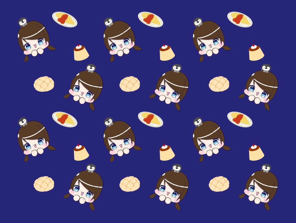 #茉奈明のお誕生日会 ランチョンマット