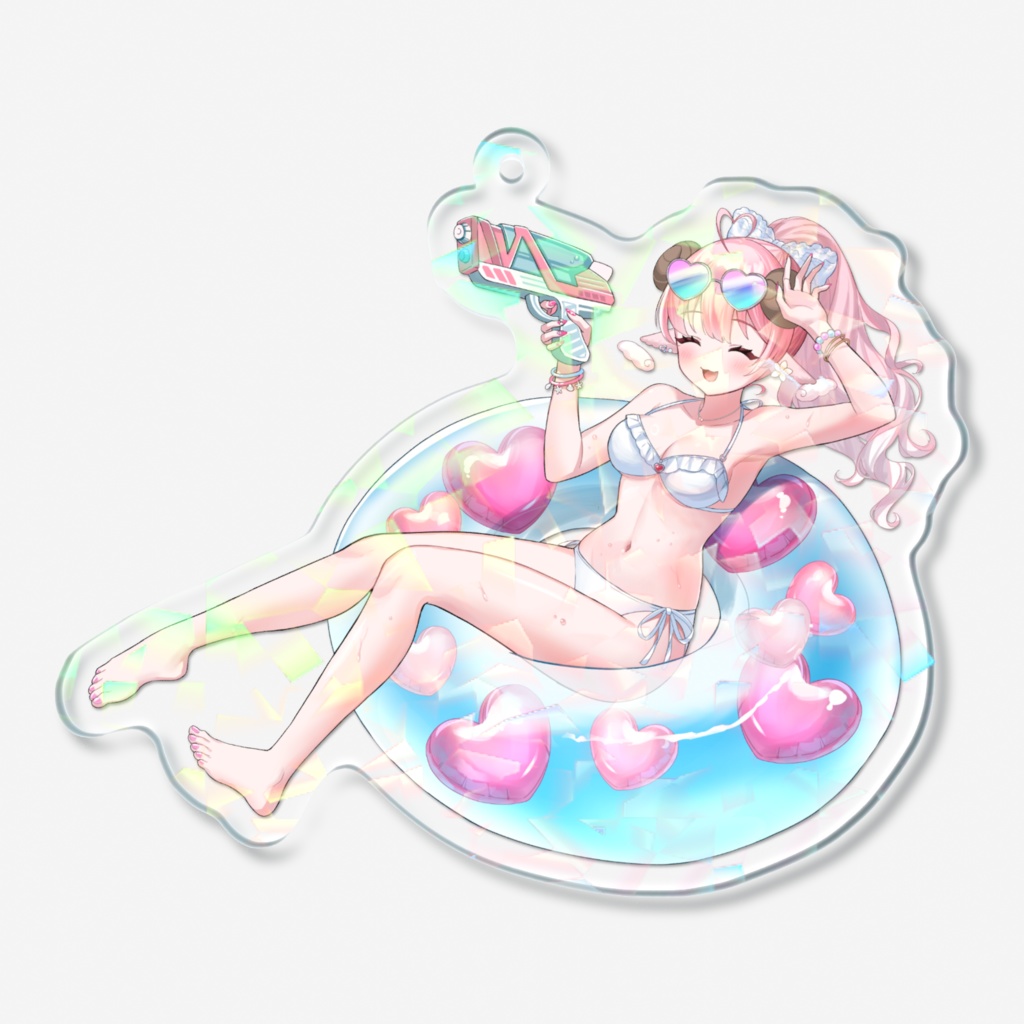 羊とサマー!キラキラアクキー