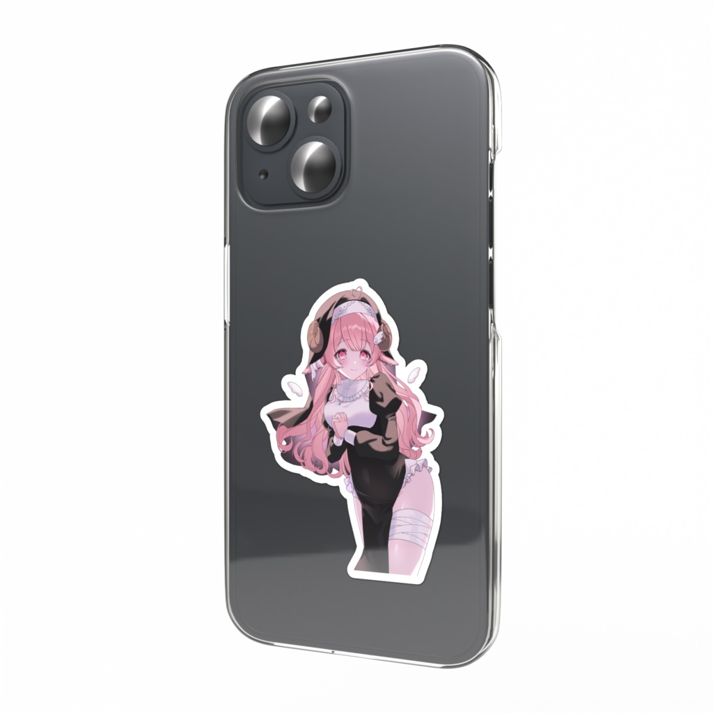 【ステッカー】ハピハロシスター羊