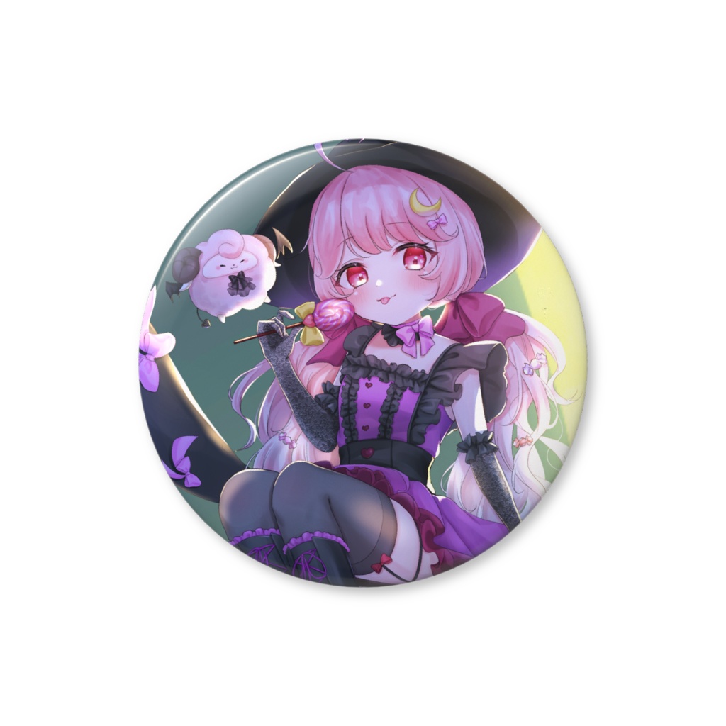 【缶バッチ】ハピハロ魔女っこよう