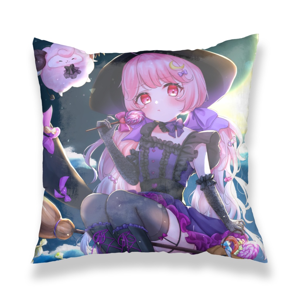 【支援用】魔女っこようちゃんクッションカバー