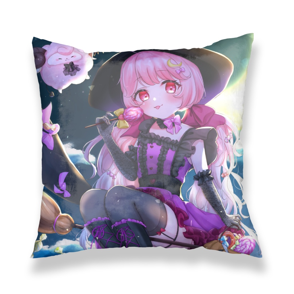 【支援用】魔女っこようちゃんクッションカバー