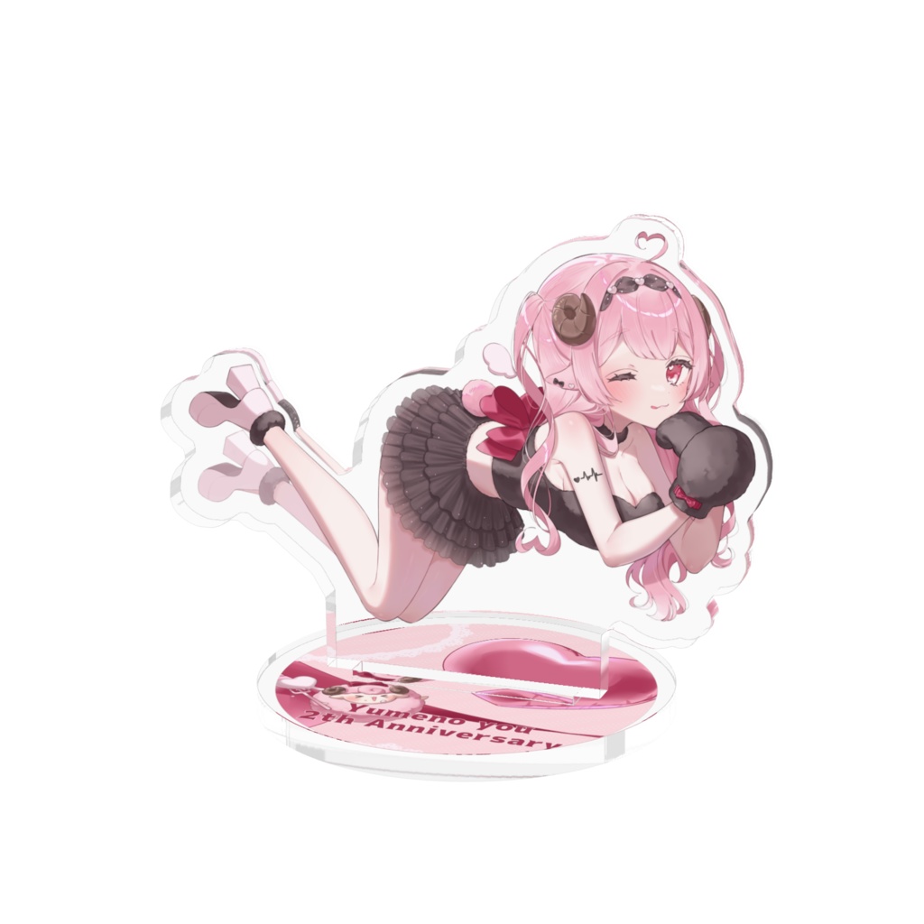 夢乃羊2周年記念アクリルスタンド(中)