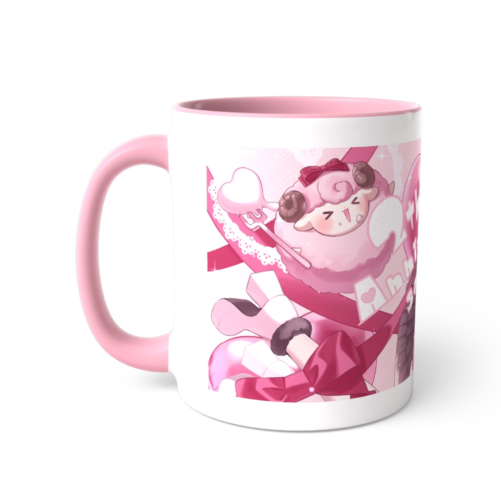 夢乃羊2周年記念マグカップ